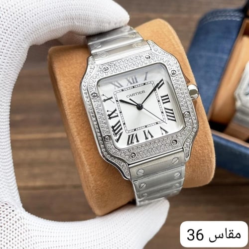 ساعة كارتير سانتوس زركون نسائي