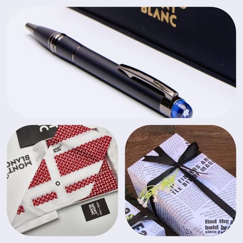 العرض الجبار شماغ مونت بلانك + قلم مونت بلانك