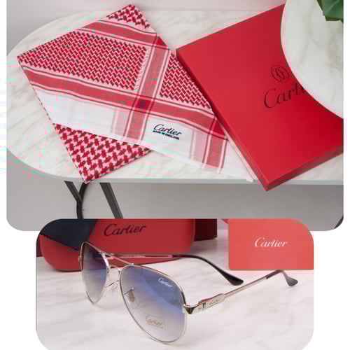 عرض جبار شماغ كارتير ونظارة هدية