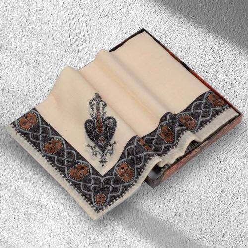 شال كشميري مطرز جوده ممتازه