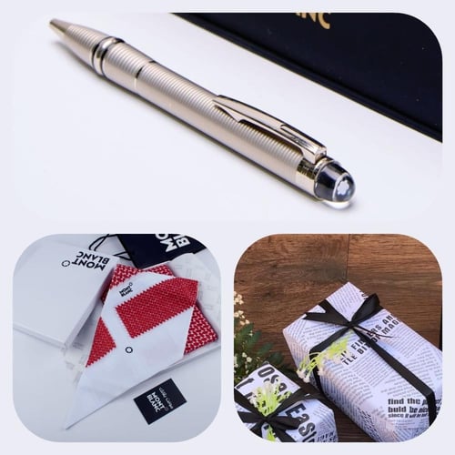 العرض الجبار شماغ مونت بلانك + قلم مونت بلانك