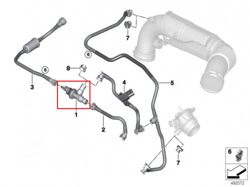13907621174 Fuel tank breather valve