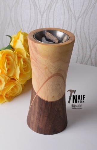 مبخر بتصميم مميز صناعة يدوية (دمج شجر الصبار مع خش...