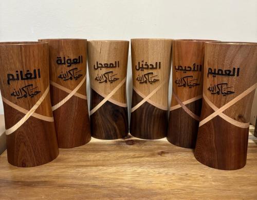مباخر فاخرة من الأخشاب الطبيعية ( طلبية خاصة )