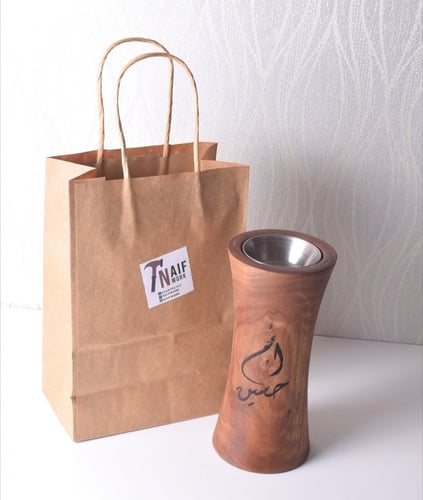 مبخر بتصميم عصري صناعة يدوية (من شجر الكينا)