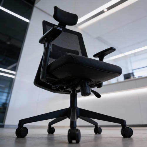 454-كرسي مكتب كوري أسود DAEHA - ايلي