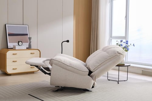 765-كنب استرخاء تومو هزاز متحركة مخمل أبيض