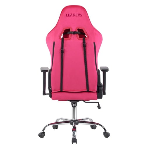 676-كرسي قيمنق ليدر فئة T دايموند مخمل وردي مع مسن...