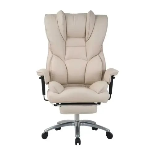 195 - TITAN pu White office furniture chair