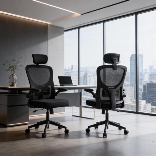 571- كرسي شبك أسود موديل أواسيس