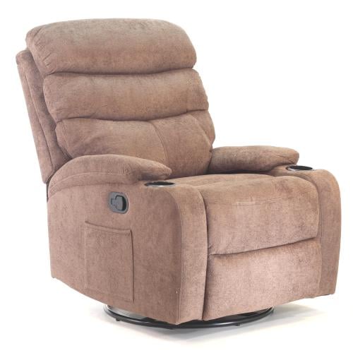 732- كرسي استرخاء ستار مفرد هزاز و دوار مخمل بوكلي...