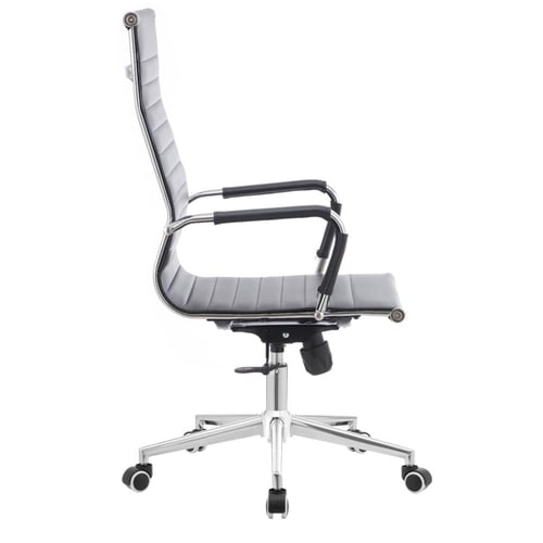 316- كرسي أكوا جلد أسود