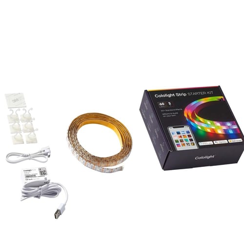 شريط إضاءة كولولايت RGB الاحترافي - 60 مصباح LED-M