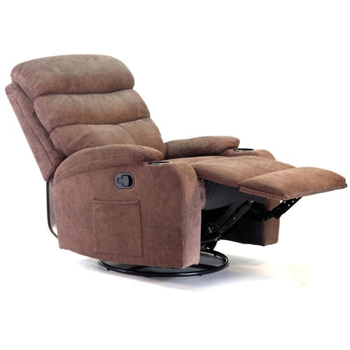 732- كرسي استرخاء ستار مفرد هزاز و دوار مخمل بوكلي...