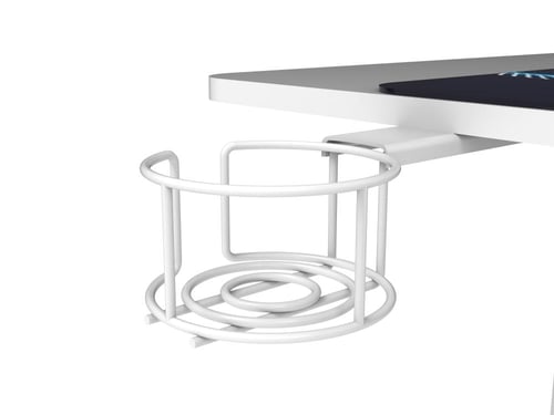 907- طاولة مكتب أبيض متغيرة الإرتفاع 120سم