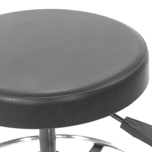 608-كرسي معمل ومختبرات قرص بمساند للأرجل من البولي...