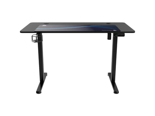 905- طاولة مكتب أسود متغيرة الإرتفاع 120سم