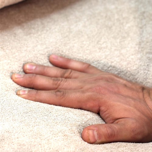 741- كرسي استرخاء ثابت ريمو ثابت مخمل بوكليه بيج