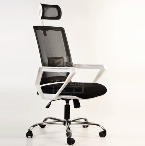 594-كرسي مكتب ايكيدا شبك متحرك دوار مع مسند للرأس...