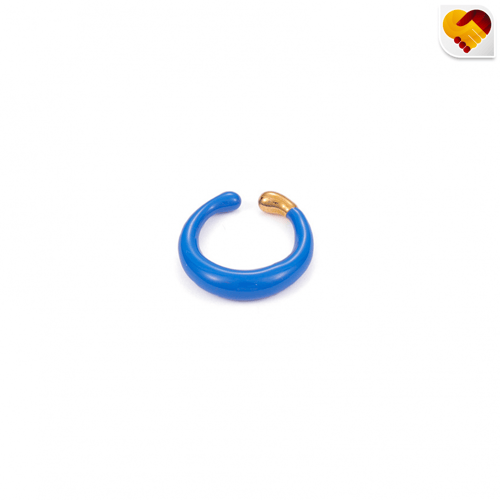 خاتم بخمسة الوان بطرف ذهبي