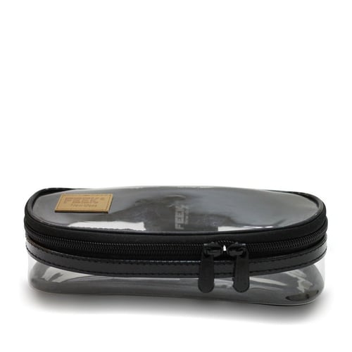 حافظة 12 فنجال شفاف أسود