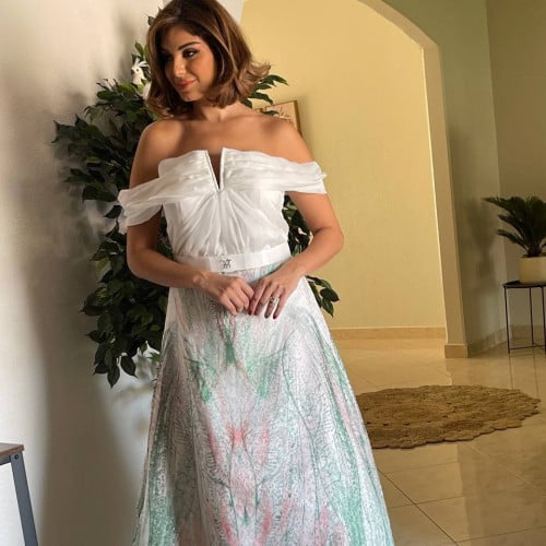 فستان سهرة شيفون