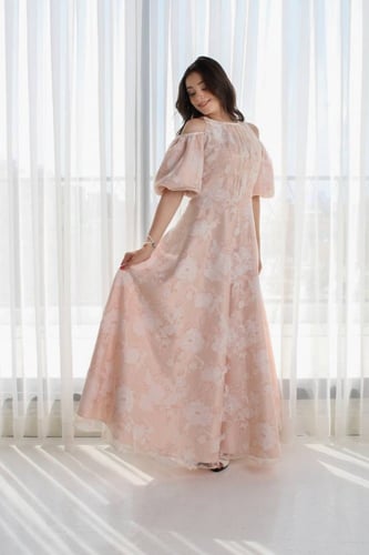 فستان كلوش مشجر