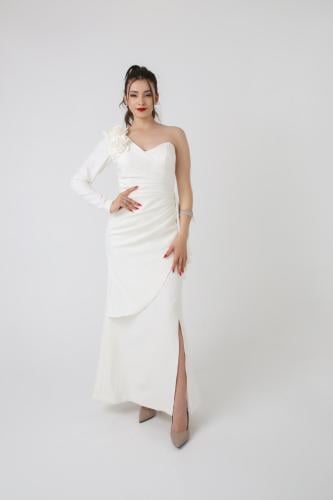 فستان ون شولدر طويل(فوري)