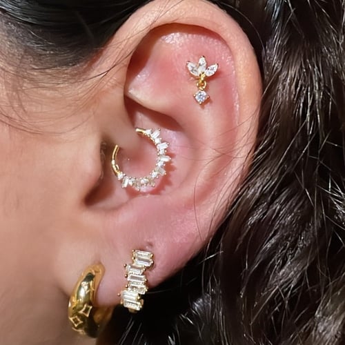 حلق فضة عيار 925