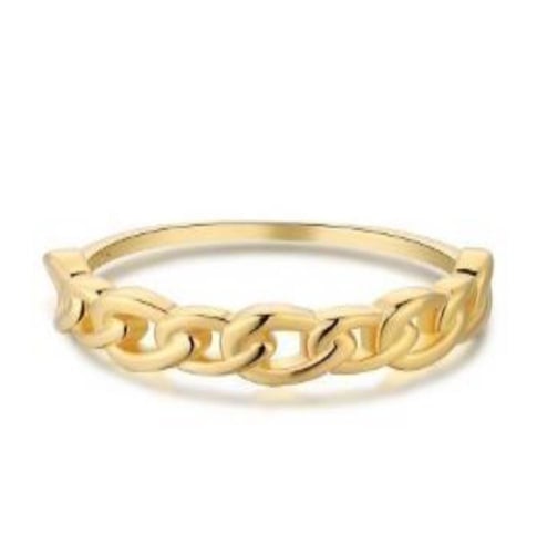 خاتم فضة بتصميم متسلسل