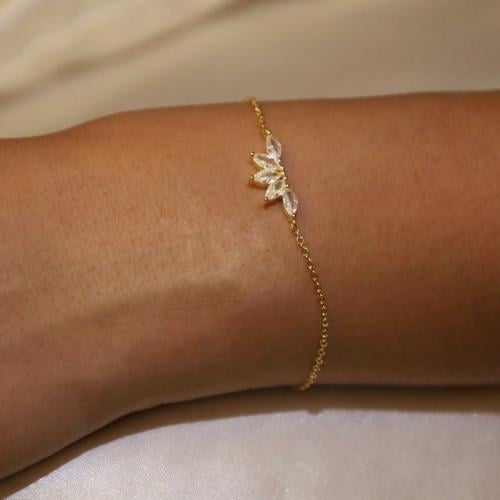 اسورة فضة بكرستال انيق