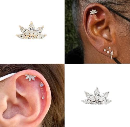 حلق فضة عيار 925