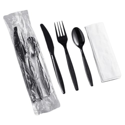 طقم أدوات مائدة الطعام شوكة + ملعقة صغيرة + سكين +...