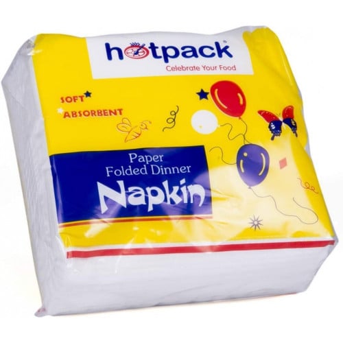 مناديل مربعة مقاس 30 × 30 سم أبيض - 4000حبه/ك