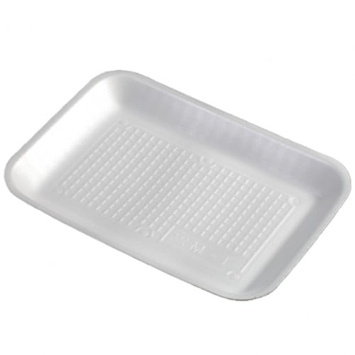 صحن فلين مستطيل رقم 2 أبيض - 500 حبة