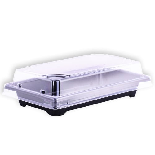 صحن بلاستيك مستطيل بغطاء شفاف منفصل رقم CH008 مقاس...