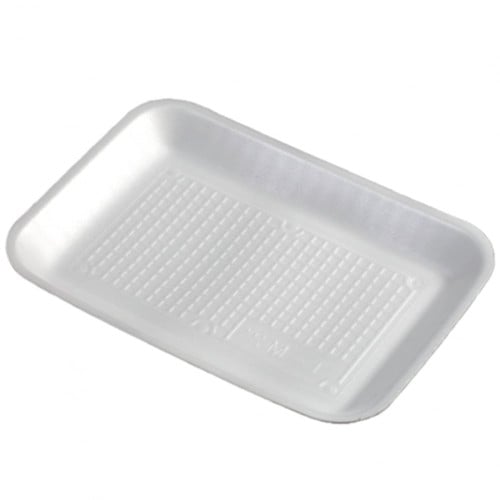 صحن فلين مستطيل رقم 3 أبيض - 500 حبة