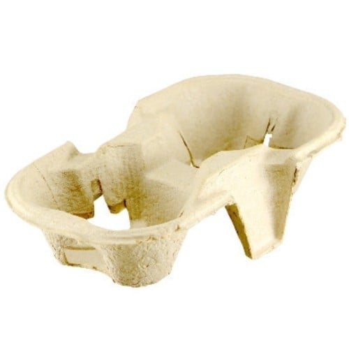 حاملات أكواب كرتون فتحتين -500 حبة