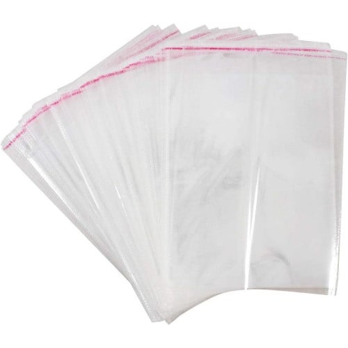 أكياس كوكيز بلاستيكية مستطيلة مقاس 2.5 × 5 سم شفاف...