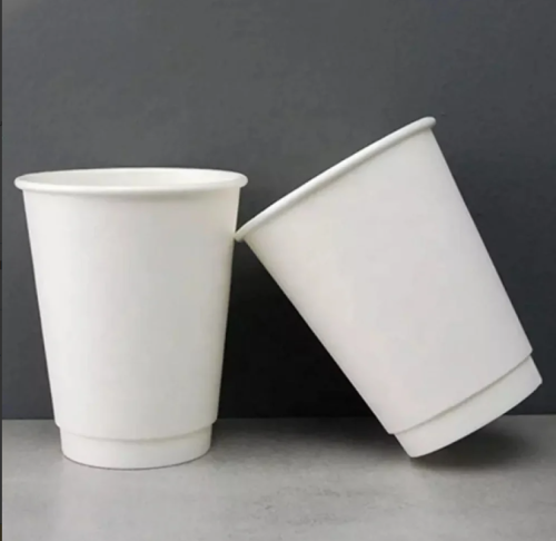 كاسات 8انز دبل ابيض 500 حبه/ك