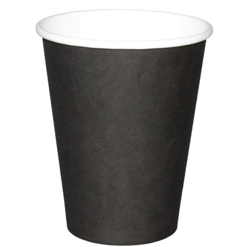 كاسات ورق 8 اونز أسودسميك - 1000 حبة