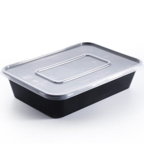 صحون مكرويف للمعصوب مقاس 1000جرام اسود - 250 حبة