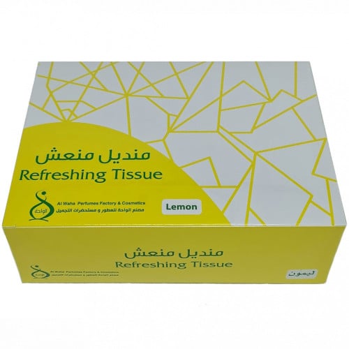 مناديل منعشة برائحة الليمون - 600حبه/ك