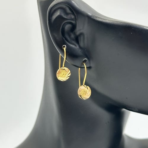 حلق 21K تصميم جنيه