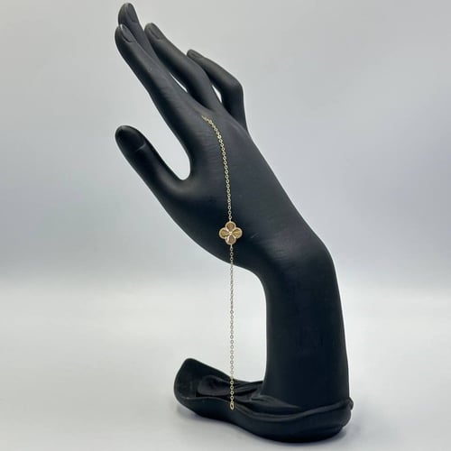 سوار فانكليف ذهب صافي زهره واحده