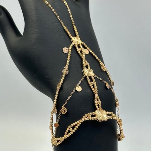 كف 21k من لازوردي زهرة فانكليف