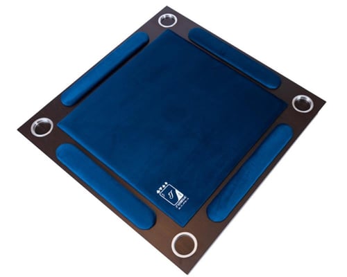 طاولة بلوت كبيرة أزرق بلس