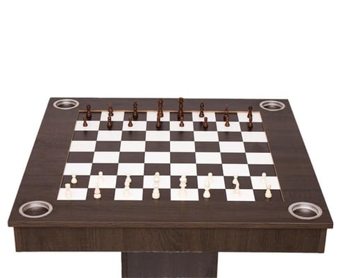 طاولة بلوت و شطرنج مرتفعة 2x1