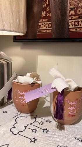 توزيعات العيد-كوب مرسوم يدوياً