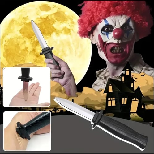 سكين المقلب السحري القابل للسحب.